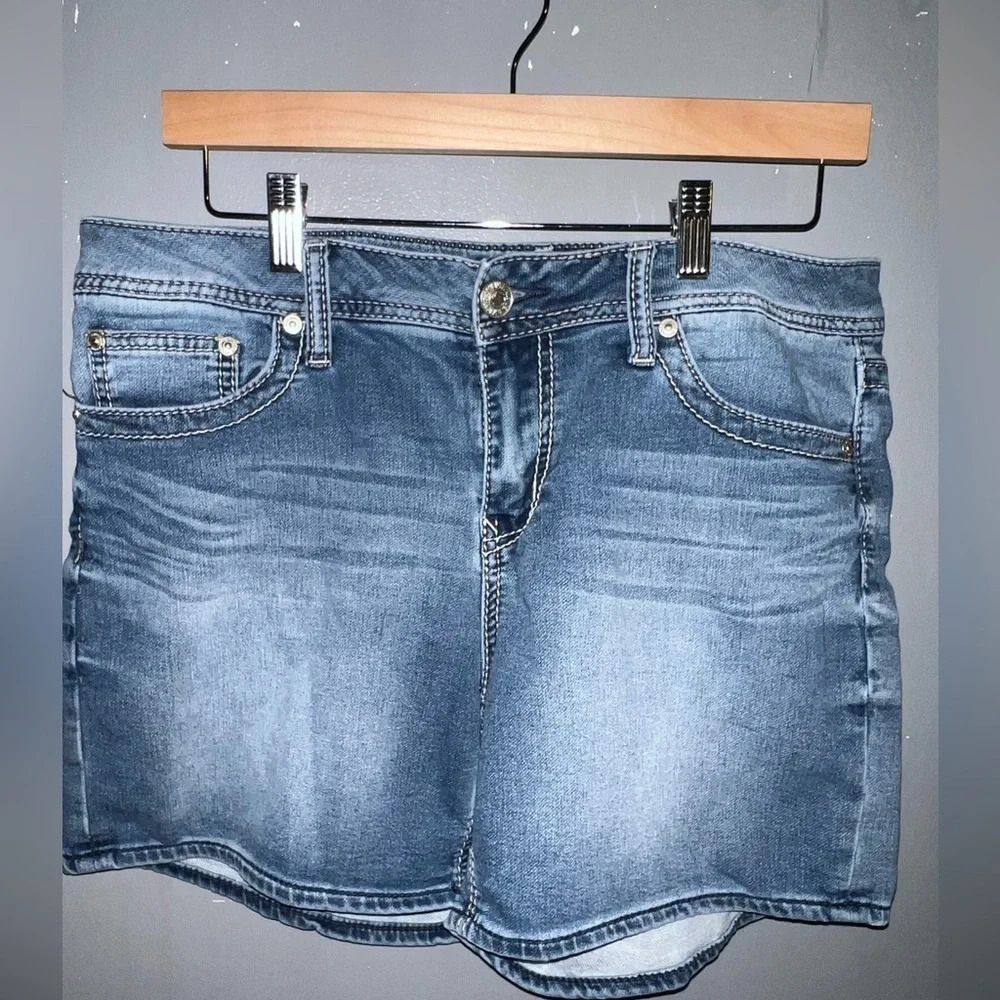 Seven7 Light Blue Women's Denim Jean Shorts